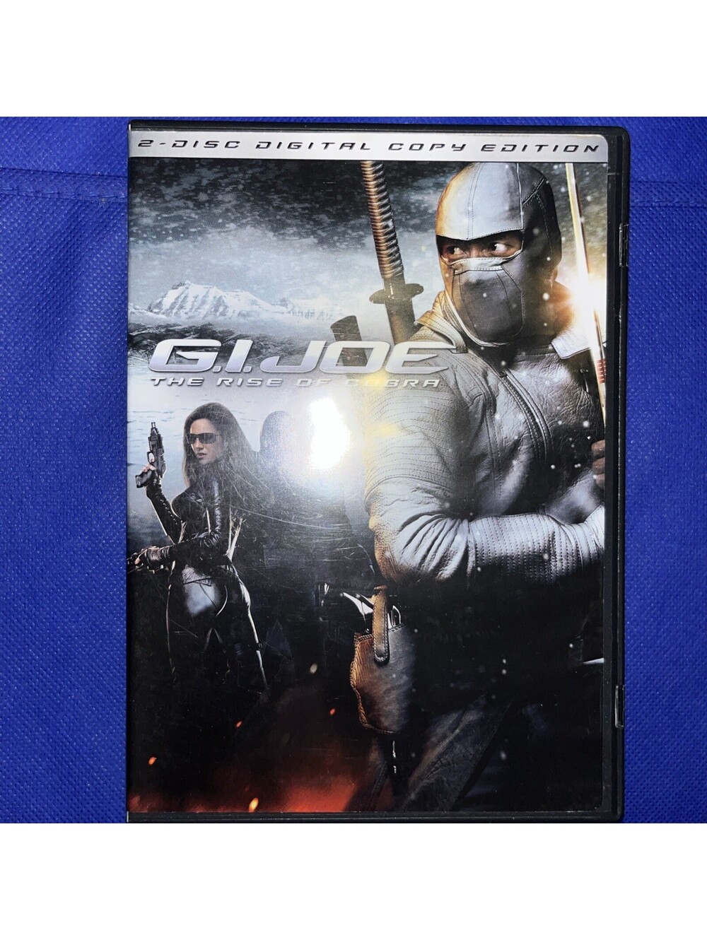 G.I. Joe: Rise (DVD) Single Double Sided Disc Only. Missing  3D Disc.